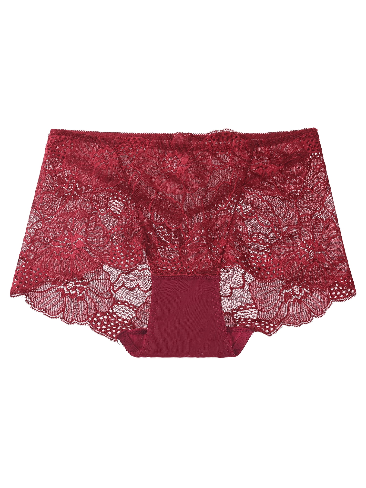 MODA NOVA Panties for Juniors Sexy Lace Floral Underwear Briefs Hipster