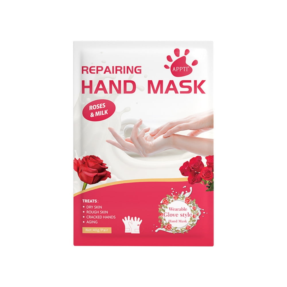 MODANU 1 Pair Moisturizing Gloves Hand Mask Gloves Overnight Bedtime, Natural Therapy Collagen