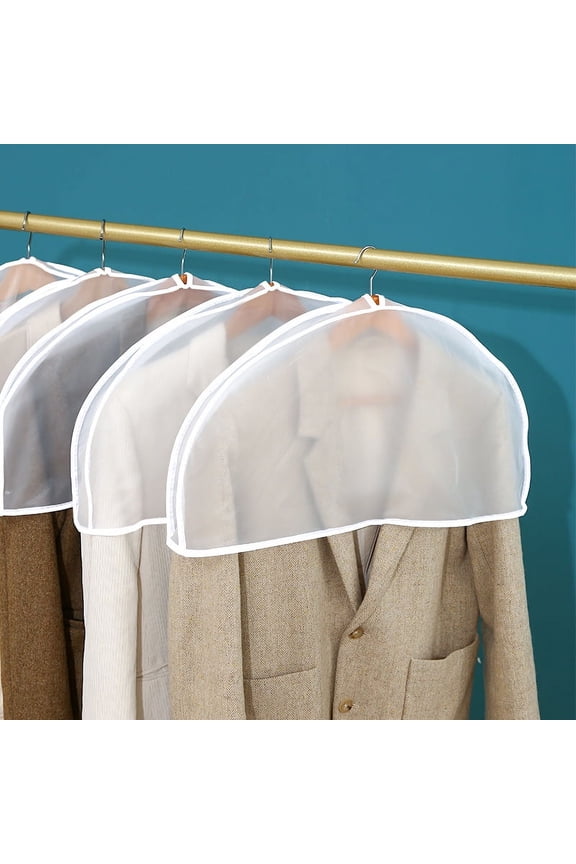 10 Pcs Clothes Suit Shoulder Covers Protectors Breathable Garment Dust Covers for Suit, Coats, Jackets, Dress Closet Storage