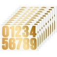 thumbnail image 1 of MODANU 10 Sheets Mailbox Numbers Stickers, 4 inch Waterproof Number Stickers for Outside, Reflective Mailbox Numbers for Doors Mailbox Address Number (Gold), 1 of 7