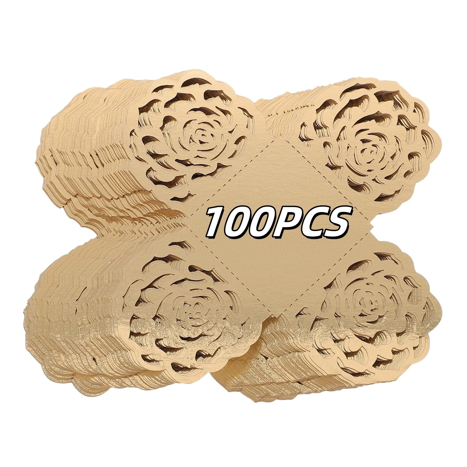 MODANU 100 Pcs Chocolate Paper Wrappers Cup Cake Baking Cup, Truffle ...