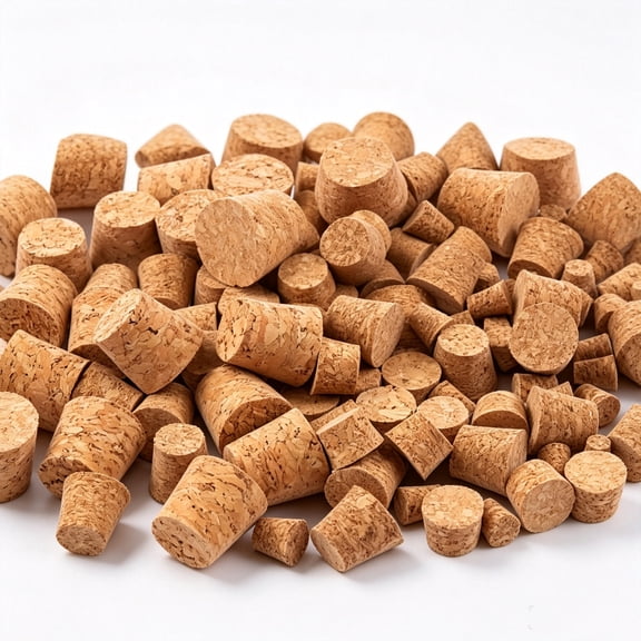 MODANU 100 Pcs Cork Stoppers Wooden Tapered Wine Bottle Cork Plugs Replacement Assorted Corks for Wine Beer Bottle Crafts, 10 Different Sizes