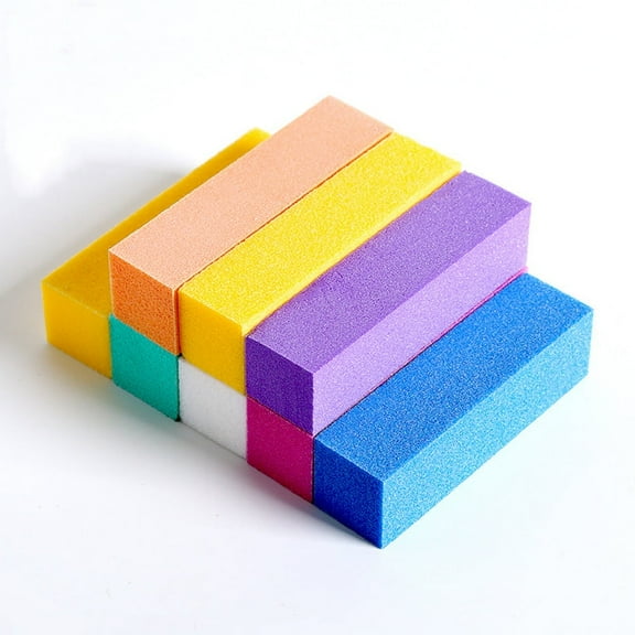 MODANU 14 Pcs Nail Buffer Block for Acrylic and Natural Nails, 4 Sided Sanding Buffers for Gel Nails Fingernail Shine Buffing Filer Set, Multi-Color
