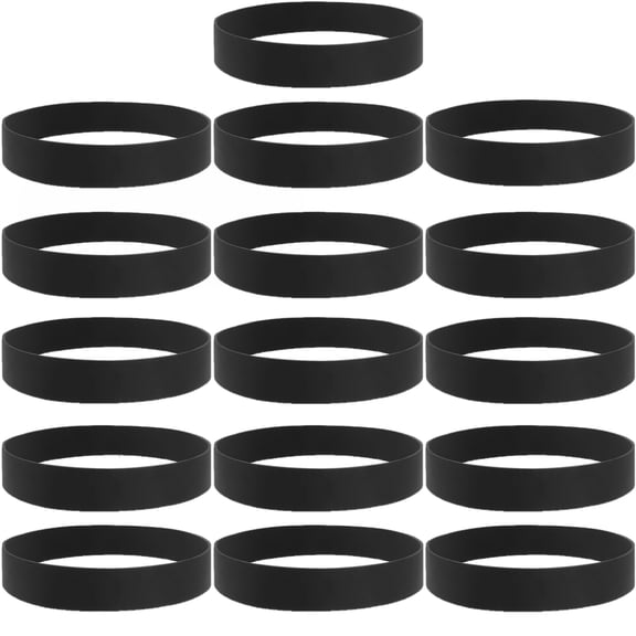 MODANU 16Pcs Sectional Couch Connectors Small Rubber Sofa Couch Straps Bands for Sliding Sofa (Black)