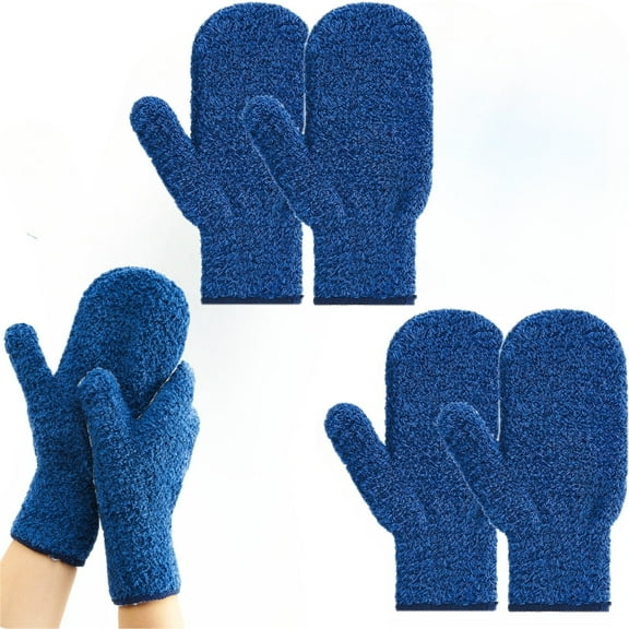 MODANU 2 Pairs Pool and Spa Cleaning Mitt, Spa Scrubbing Mitt Pool Cleaning Gloves Pool Cleaning Mitt for Swimming Pool Hot Tub Scrubbing Care Pool Accessories(Blue)
