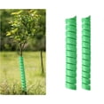 thumbnail image 1 of MODANU 2 Pcs Tree Trunk Protector 2 Size Plastic Spiral Tree Guard Plastic Tree Guards Corrugated Tree Tubes Tree Wraps to Protect Saplings Plants from Animals Mowers Trimmers, Green, 1 of 7