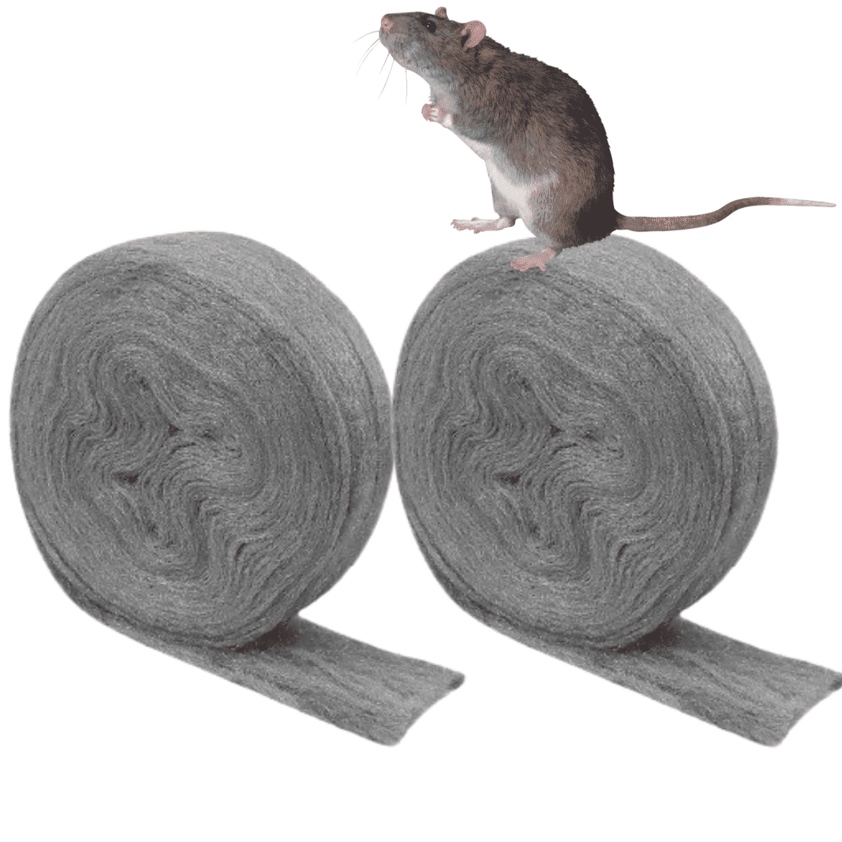 4Pack Steel Wool For Mice Control 3.2"x10.5 Ft Wool, Gap Filler For