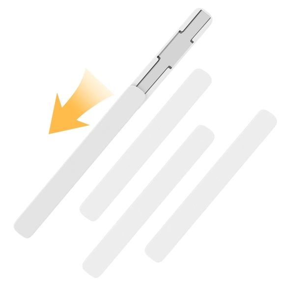 MODANU 4 Pcs Pull out Rail for Baskets or Bins, DIY Drawer Organizers Slides, Storage and Organization Accessories for Cabinet, Shelves (White)