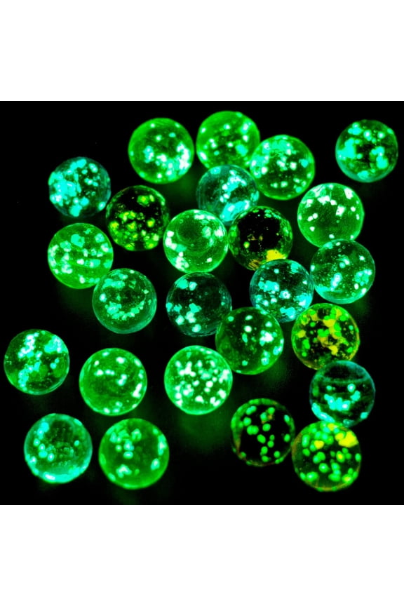 40 Pcs Marbles Glow in The Dark, 0.47inch Marbles Bulk Luminous Colorful Glass Marbles Marble Games DIY Home Decoration Treat Bags Gifts