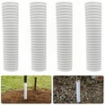 thumbnail image 1 of MODANU 4Pcs Tree Trunk Protector Plastic Tree Guard Spiral-Type Tree Trunk Protectors Tube Wraps to Protect Bark Saplings Plants from Mowers, Rodents, Rabbit (1.96x15.74in, Black), 1 of 8