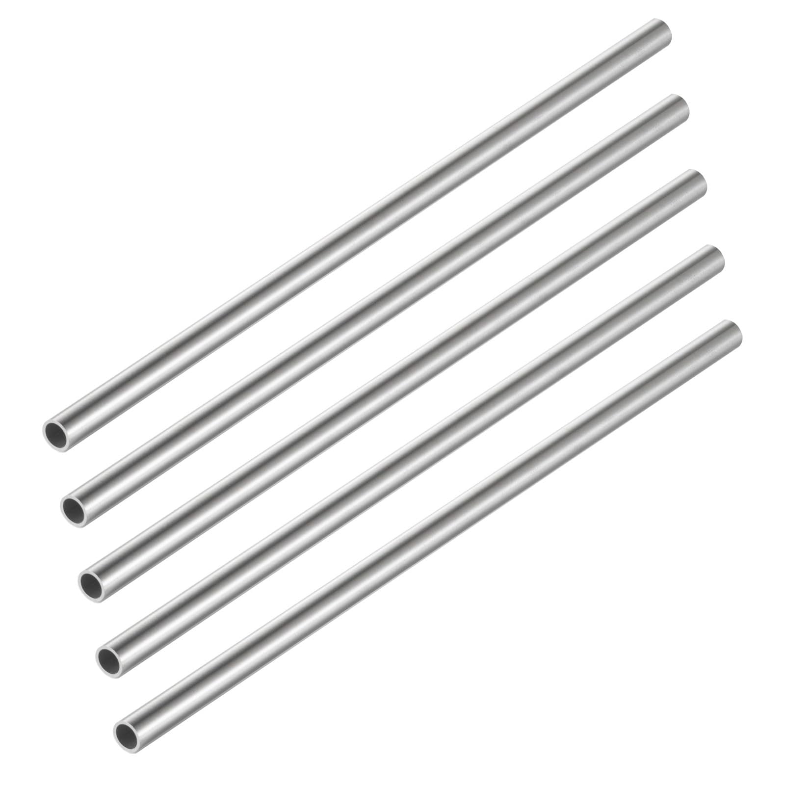 12" Length Silver Stainless Steel Industrial Tubing Set
