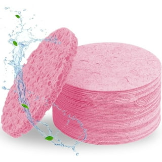 Heart Shape Face Sponge Facial Sponges Compressed Natural Cellulose Sponge  for Washing Face Cleansing