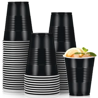 Black Velvet 16 oz Plastic Cups Case - Party Warehouse
