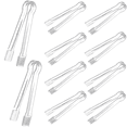 thumbnail image 1 of MODANU 6.3 inch Serving Tongs, 10 Pcs Functional Small Tongs for Serving Food for Parties and Holiday Get-togethers, Food Tongs Buffet Tongs Appetizer Tongs Kitchen Tongs, 1 of 7