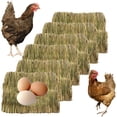 thumbnail image 1 of MODANU 6 Pack Chicken Nesting Box Pads, Chickens Coop Grass Pads Handwoven Grass Turf Hen Nest Liners Small Animal Natural Straw Mat Rabbit Bedding Pads, 1 of 7