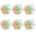 thumbnail image 1 of MODANU 6 Pcs Clear Candy Jars with Lids  7.7oz/230ml Plastic Cookie Container Clear Wide Mouth Candy Storage Jar for Cookies, Candy, Snacks, Paper Stars, Detergent Pods, Gifts and Storage, 1 of 8
