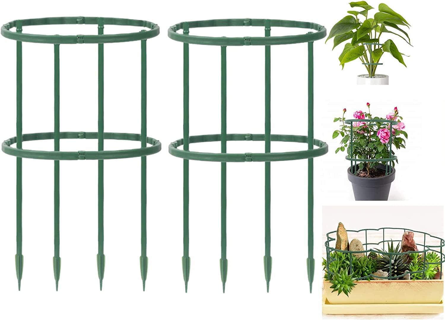 MODANU 8 Pack Plant Support Flower Support Stake, Plants Supports