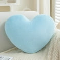 thumbnail image 1 of MODANU Cute Love Heart Shaped Throw Pillow Ultra Soft Cushion Bed Pillows for Christmas Valentines Day Birthday Room Decorations, Ideal Gifts for Her (Blue), 1 of 6