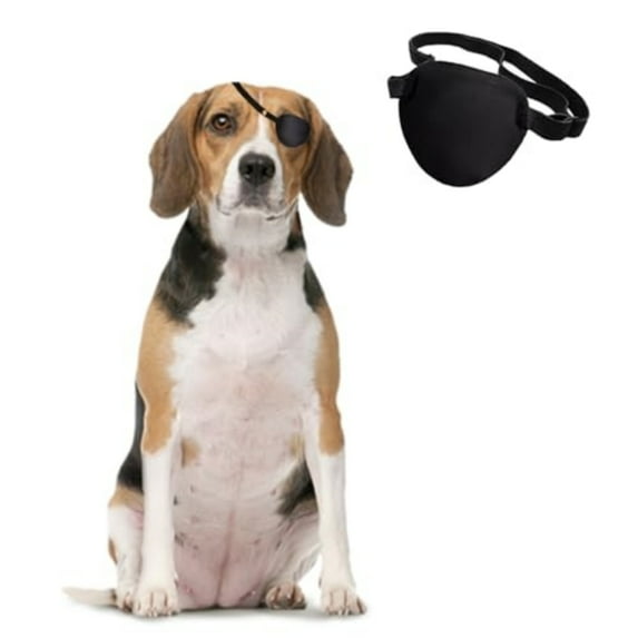 MODANU Dog Eye Patch Pirate Single Eyepatch Protective Eye Cover for Small Medium Large Dogs Cats with Eye Injuries and Wounds, Small Size