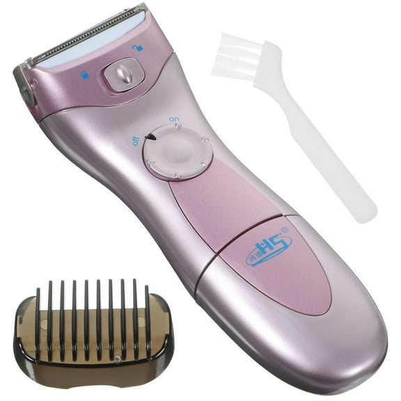 MODANU Efficient Electric Shaver for Lady - Waterproof Shaver - High Quality Razor Remover Shavers & Cleaning Kit With Dry Battery (Purple)