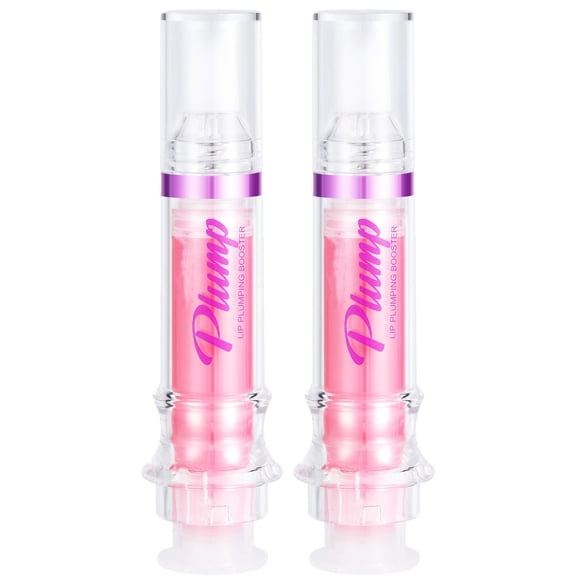 MODANU Plump Serum, 2 Pack Plump Serum, Lip Plumper Gloss, Lip Plumping Oil (Bright Pink)
