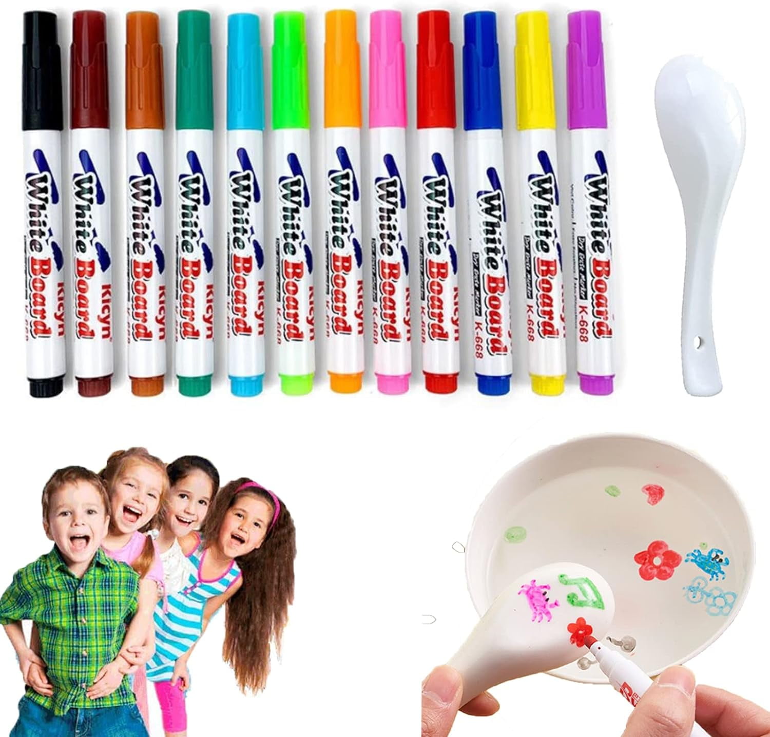 MODANU Magical Water Painting Pen, Magical Floating Ink Pen, A