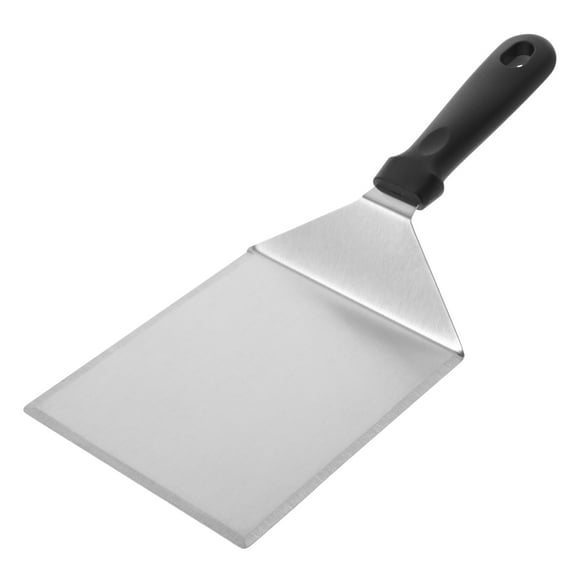 MODANU Stainless Steel Large Griddle Spatula, 5.1" Wide Burger Turner Scraper with Beveled Edges, Heavy-Duty Metal Kitchen Griddle and Grill Tool for Pancake, Fish, Egg, Hamburger, Omelet