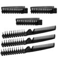 thumbnail image 1 of MODANU Travel Foldable Brush Comb Set of 6, Portable Folding Comb, Anti-Static Hair Comb Mini Pocket Comb, Double Headed Hair Brush Hairdressing Tools Plastic Folding Comb for Men Women (Black), 1 of 7