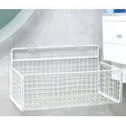 MODANU Wire Wall Grid Basket Hanging Display Shelf Metal Grid Panel Accessories, White
