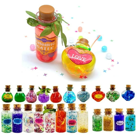 MODBOX: DIY Magic Potions Kit - Mix & Create Color Changing Water Solutions, Non-Toxic, Glitter-Beads-Colored Sand, Science Art & Crafts Play, Kids 6+