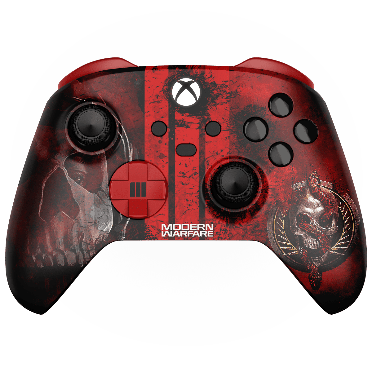 MODDEDZONE Original Custom UN-Modded Wireless Gaming Controller compatible with Xbox One S/X, PC | Personalize Your Gaming Experience and Exceptional Performance | Customized in the USA| Warfare 3