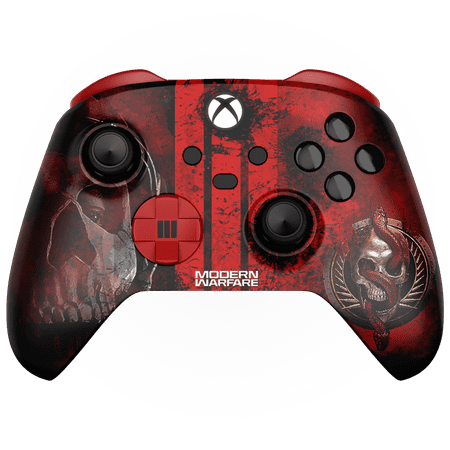 MODDEDZONE Original Custom UN-Modded Wireless Gaming Controller compatible with Xbox One S/X, PC | Personalize Your Gaming Experience and Exceptional Performance | Customized in the USA| Warfare 3