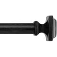 thumbnail image 1 of MODE Farmhouse Collection Adjustable Curtain Rod Set with Square Finials, Fits 24” to 60” Windows, 1 of 6