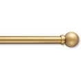 thumbnail image 1 of MODE Premium Collection Adjustable Single Rod Set with Modern Ball Finials, Fits 60” to 132” Windows, 1 of 7