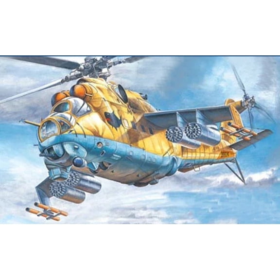 MODEL 1/72 87220 Mi-24V Hind-E fighter plane plastic model kit hobbyboss Assemble Plastic Model Kit