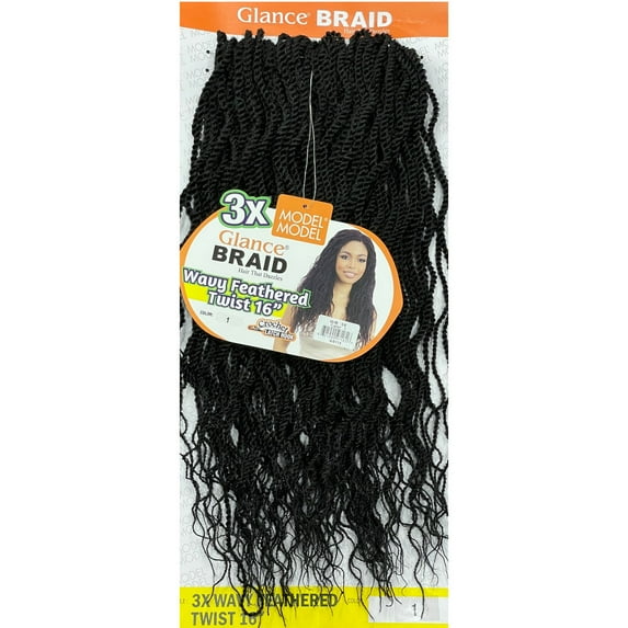 MODEL MODEL 3X WAVY FEATHERED TWIST 16" Color#1