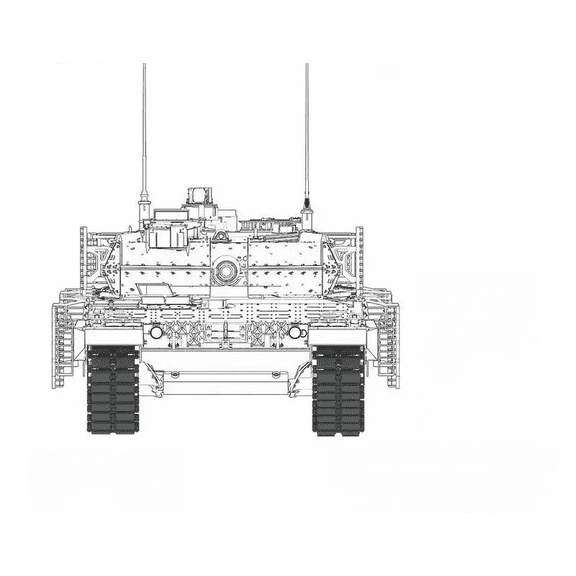 MODEL RFM RM-5057 1/35 Workable Track for Leopard 2A5/A6/A7 -Assemble Scale Model Kit