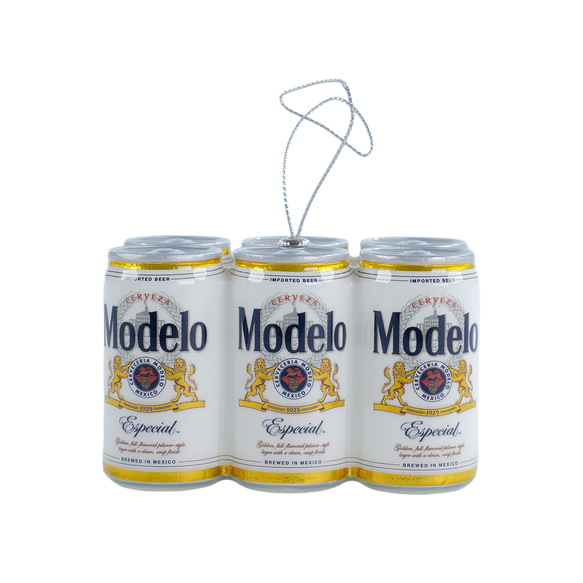 Modelo Especial Six‑Pack Figural Christmas Tree Ornament