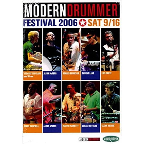 MODERN DRUMMER FESTIVAL 2006 DVD 2-DVD SET 1 SATURDAY PERF/INTERVIEW