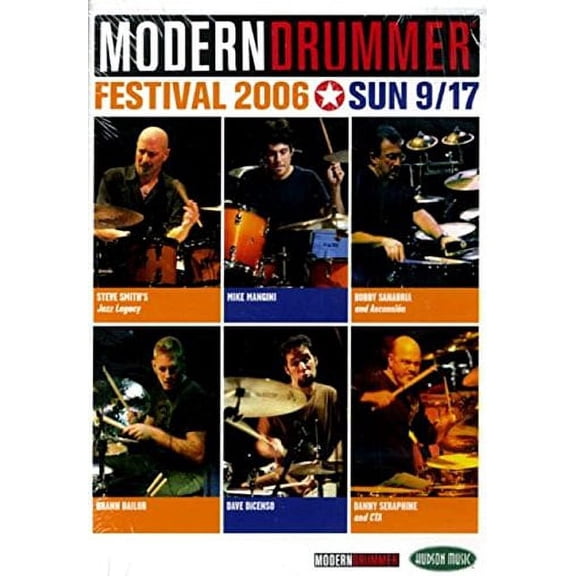 MODERN DRUMMER FESTIVAL 2006 DVD 2-DVD SET 2 SUNDAY PERF/INTERVIEW