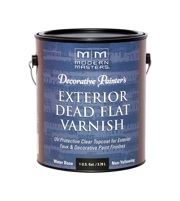 Modern Masters Semi-Gloss Clear Water-Based Dead Flat Varnish 1 gal