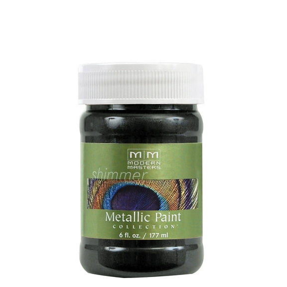 MODERN MASTERS ME700 6 oz. Black Pearl Metallic Paint