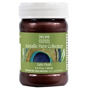 5.5 oz Modern Masters ME704 Black Cherry Metallic Paint Collection, Satin Water-Based Decorative Metallic Paint