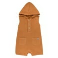 thumbnail image 1 of Modern Moments by Gerber Baby Boy Cotton Hooded Sleeveless Romper, Sizes 0/3 Months - 24 Months, 1 of 7