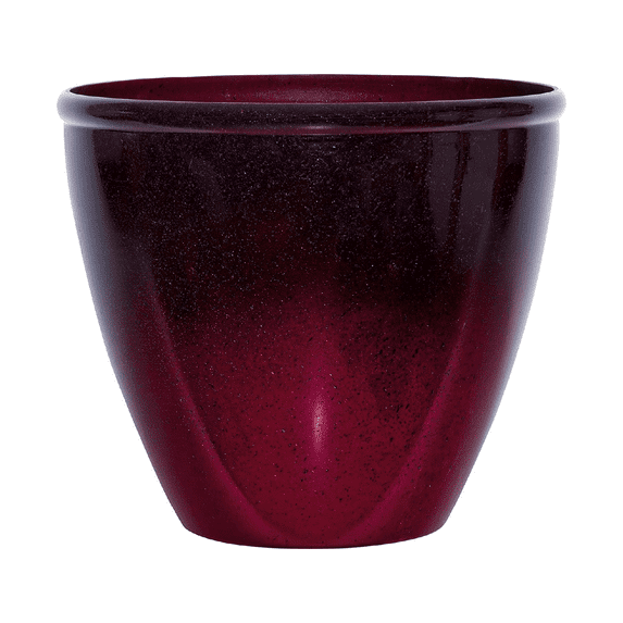 MODERN PLANTR16"RED/PLUM