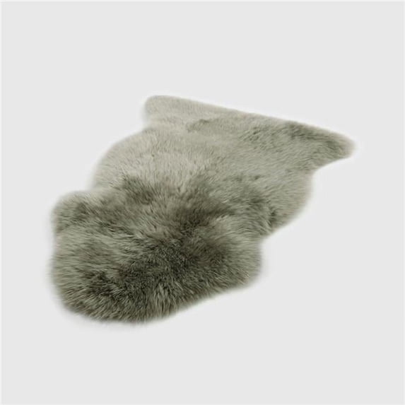 MODERN SHEEPSKIN SINGLE PELT RUG, SAGE GREEN