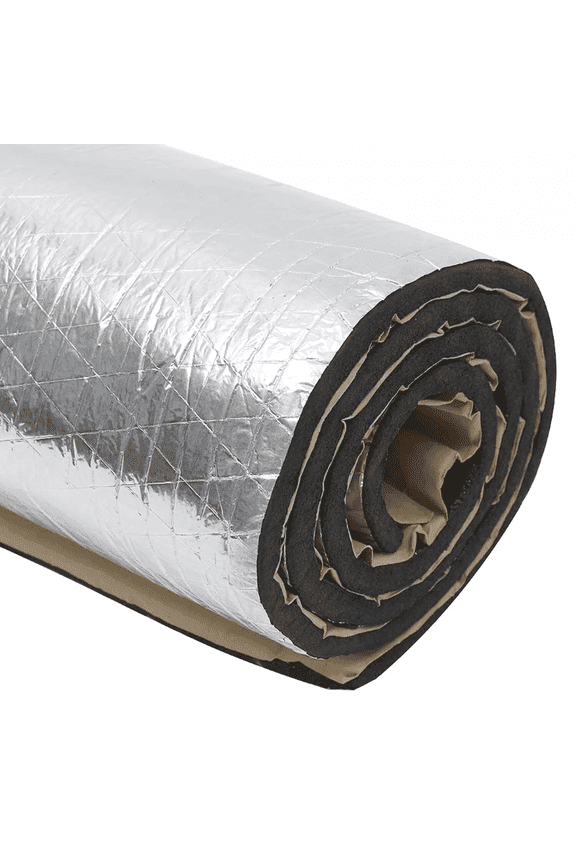 200mil 36.16 Sqft Car Sound Deadener Deadening Mat,Closed Cell Foam Material with Aluminum Foil,for Auto Door,Roof and Body Sound Insulation