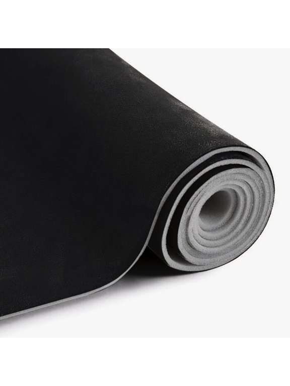 60" x 60" Black Suede Headliner Fabric with Foam Backing Material,Upholstery Replacement for Car Marine RV Interior Liner