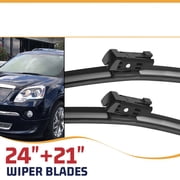 MODIGT Windshield Wiper Blades Top Lock 24+21 for Chevrolet Malibu 2009-2012, Chevrolet Traverse 2009-2012