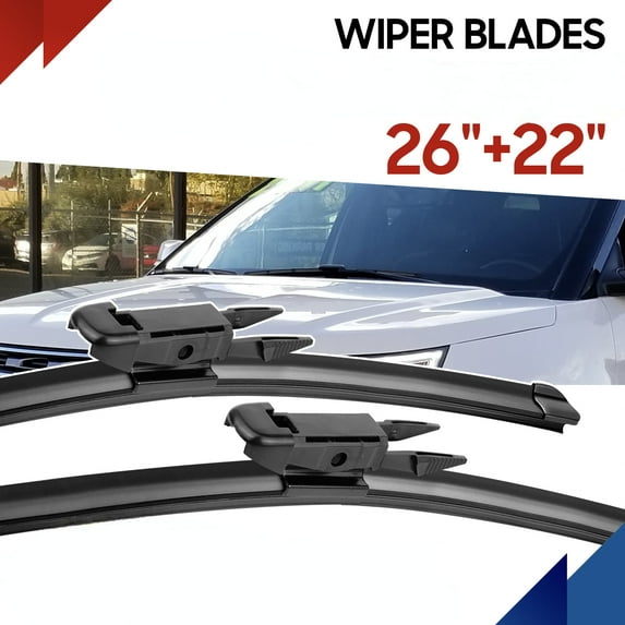 MODIGT Windshield Wiper Blades Pinch Tab 26"+22" for 2006-2021 Toyota Tundra 5.7L 4.6L 4.0L